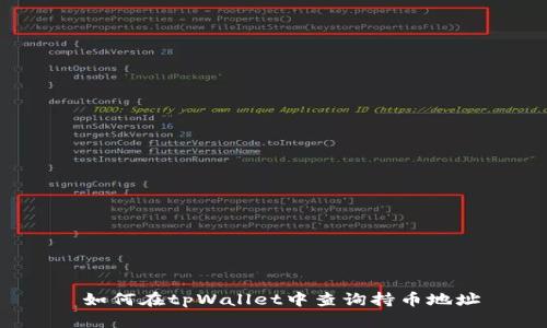 如何在tpWallet中查询持币地址