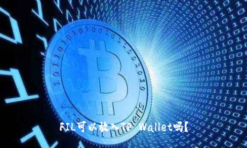FIL可以放入TP Wallet吗？
